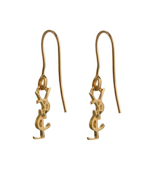 yves saint laurent earrings fake|yves Saint Laurent gold earrings.